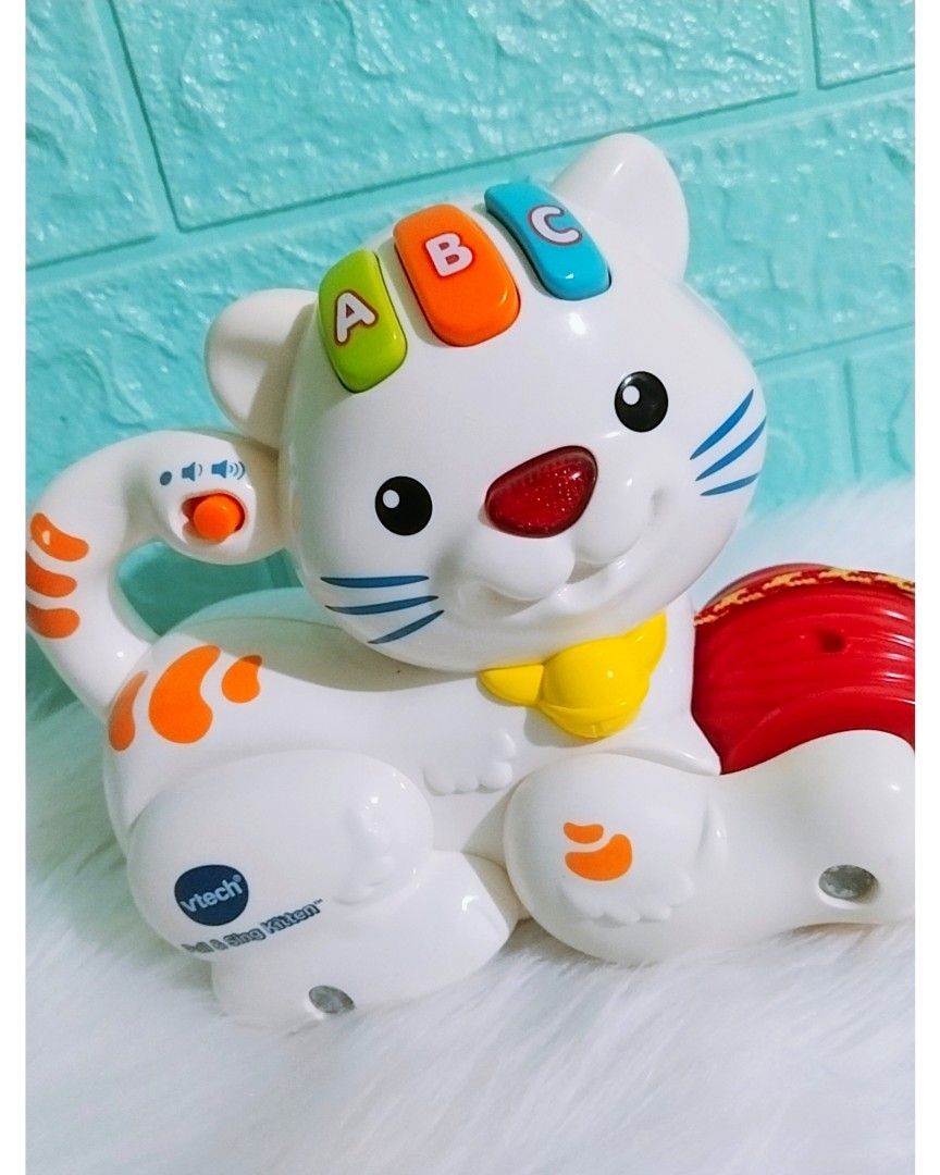 VTech Pull and Sing Kitten, Babies & Kids, Infant Playtime on Carousell
