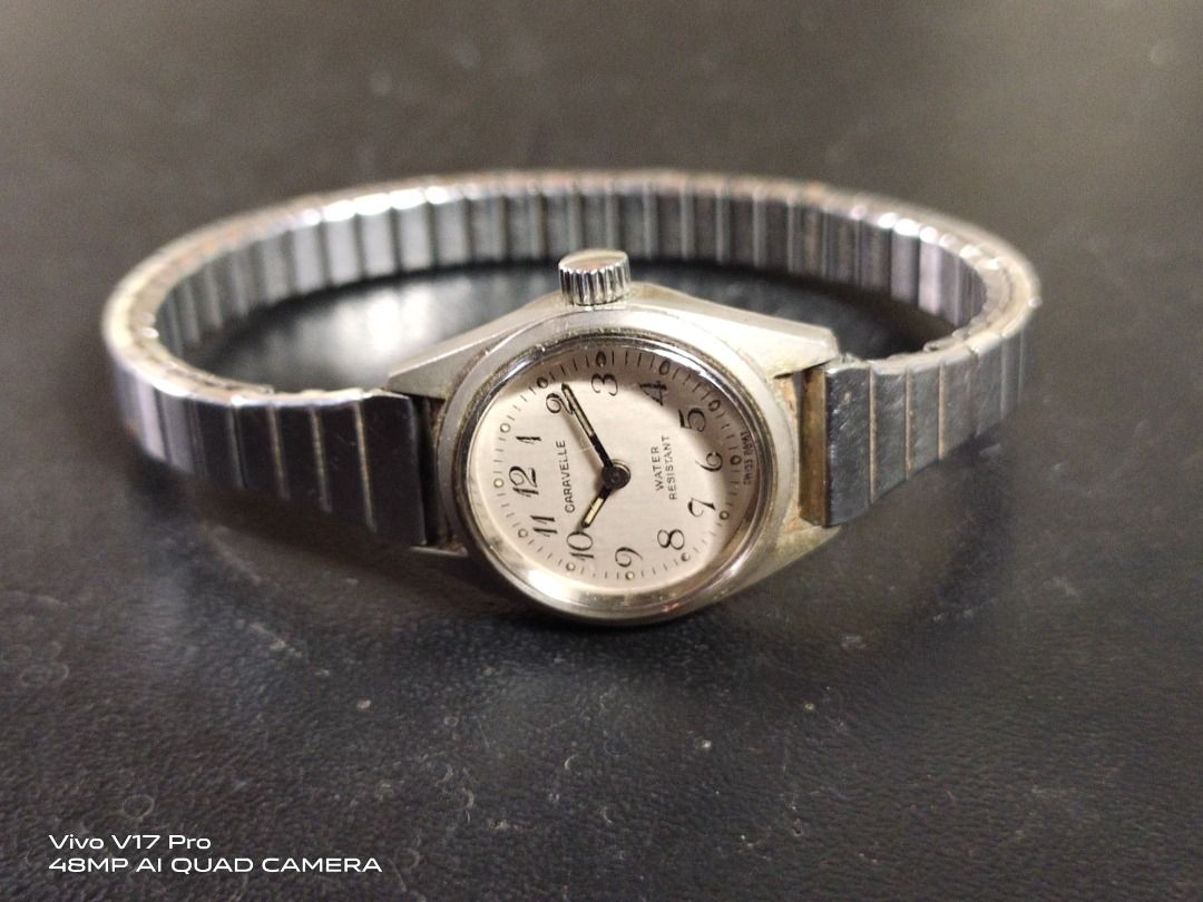 Vtg Caravelle by Bulova Ladies Mechanical Hand Winding Watch Women s Fashion Watches Accessories Watches on Carousell