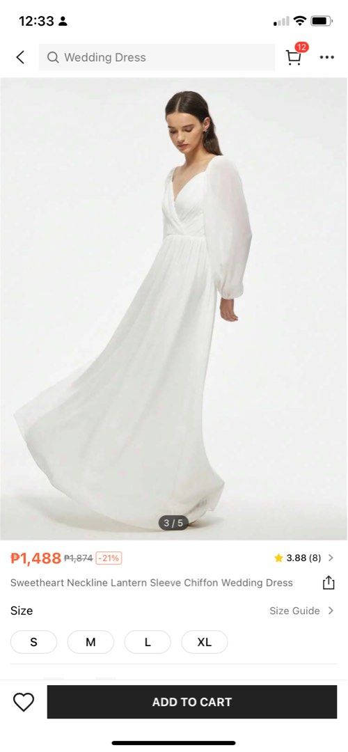 Wedding Prep Dress (Category: Evening dresses & gowns) located in Marilao. Submitted by em_prelovedx (Listing ID 1259879560, Image 3). Description: Hi! Selling this wedding prep dress RFS: too large for me.