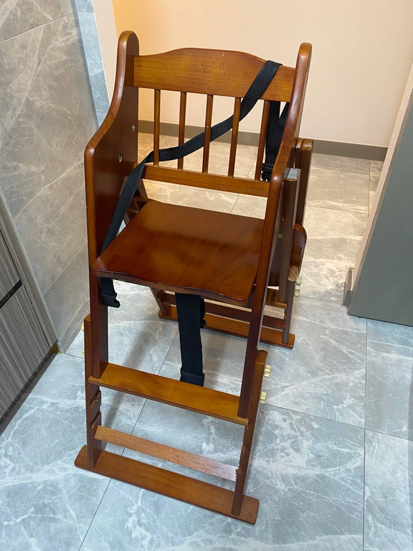 Wooden baby chair, Babies & Kids, Baby Nursery & Kids Furniture, Kids ...