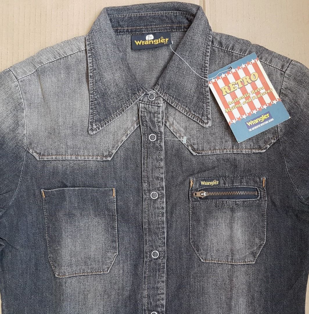 Western hotsell shirt wrangler
