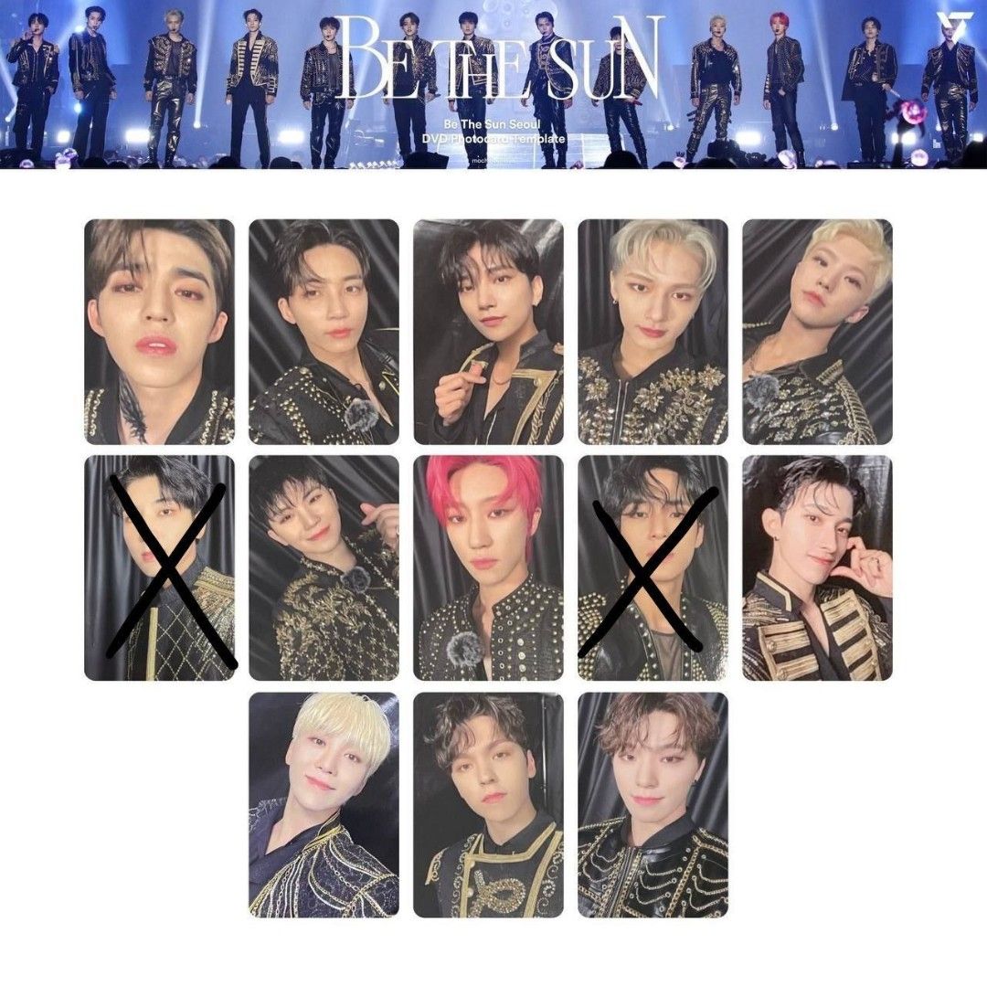 wts svt be the sun dvd + digicode seventeen sharing instock pob