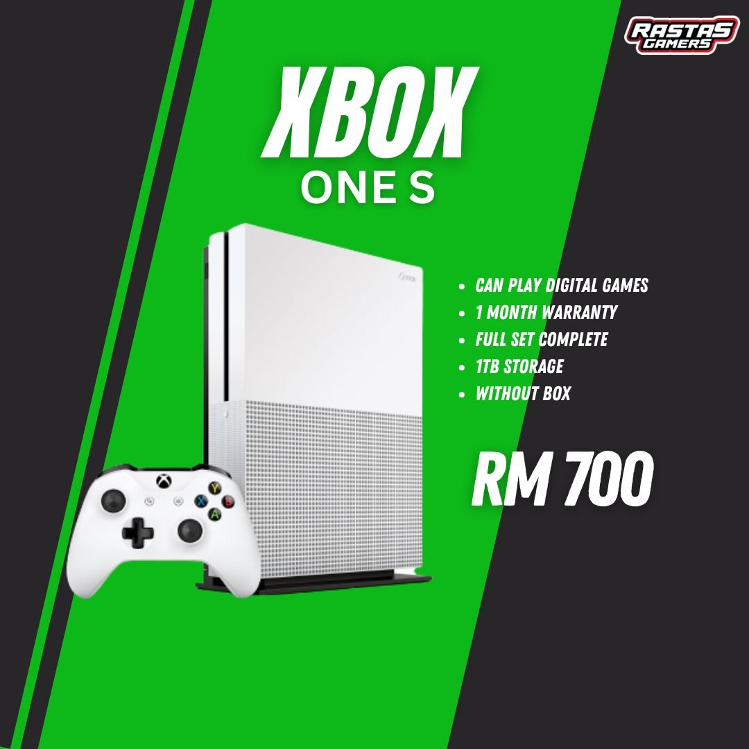 Xbox One S 1TB 4K HDR Video Gaming Video Game Consoles Xbox on