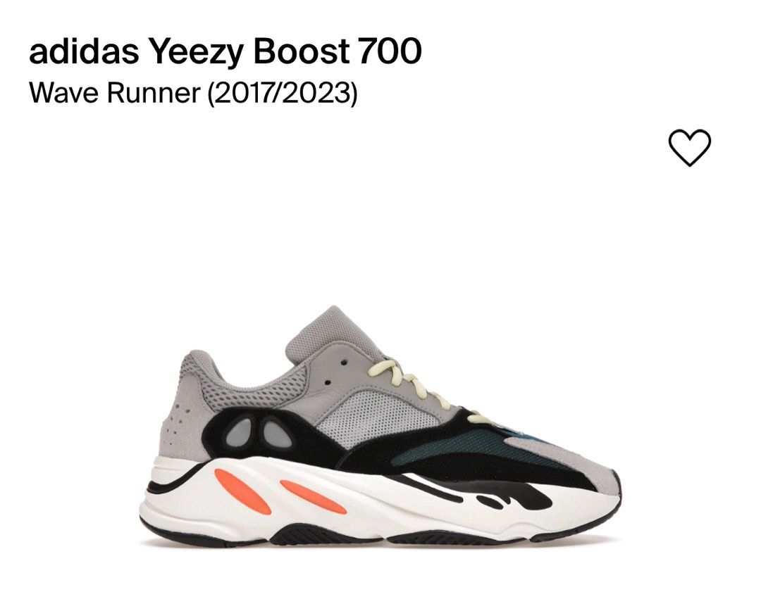 Yeezy Boost 700 Waverunner US 9 Men s Fashion Footwear Sneakers