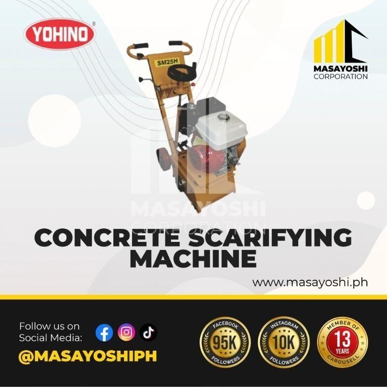 Yohino Concrete Scarifying Machine | Concrete Polishing Tools | SM25H ...