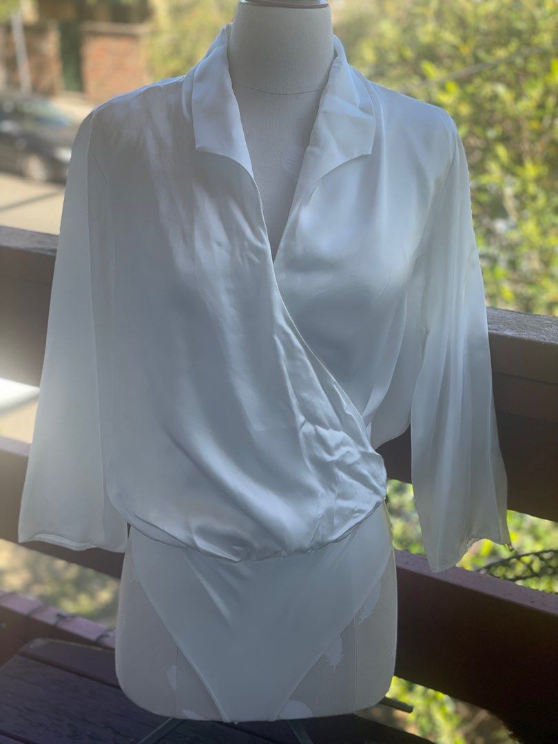 Zara wrap bodysuit cheap