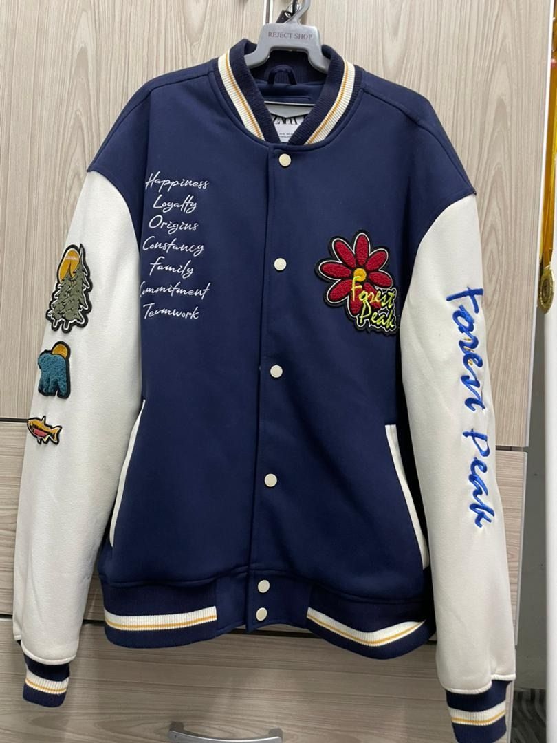 Zara baseball jacket new arrivals
