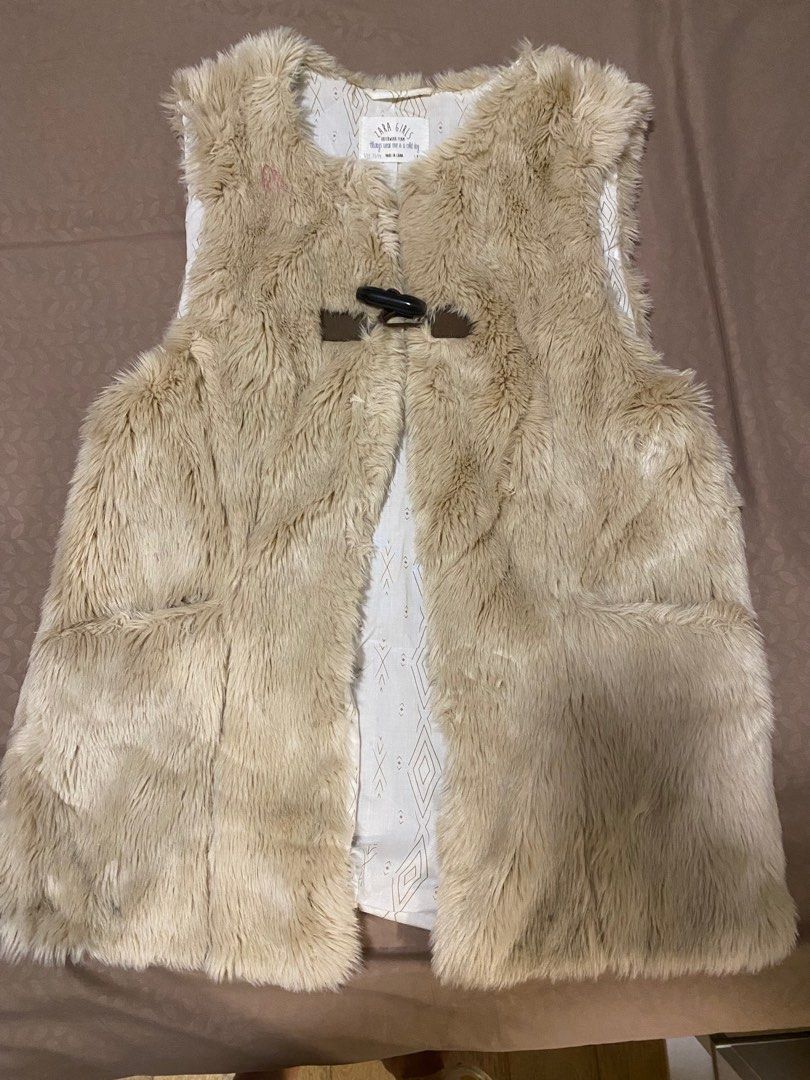 Fur best sale vest zara