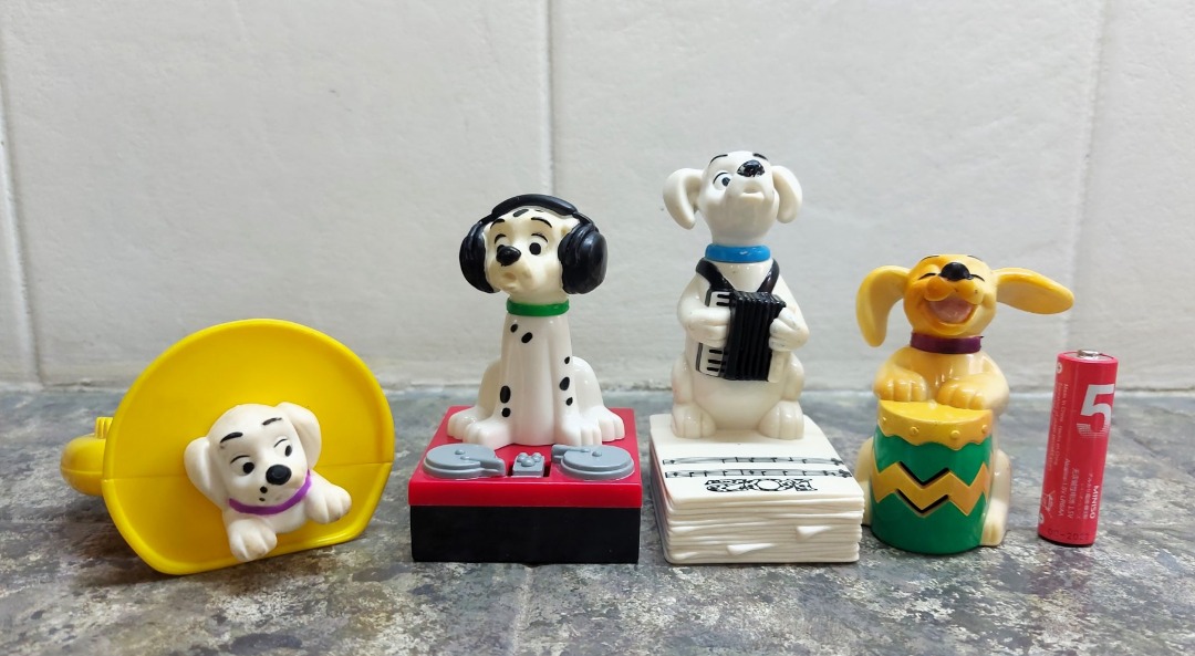 101 DALMATIANS MUSICAL LOT 1996 McDonald's Disney Happy Meal Toy Series, Hobbies & Toys, Toys
