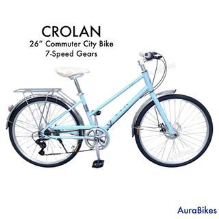 26” Crolan Commuter New City Bike Bicycle with Gears