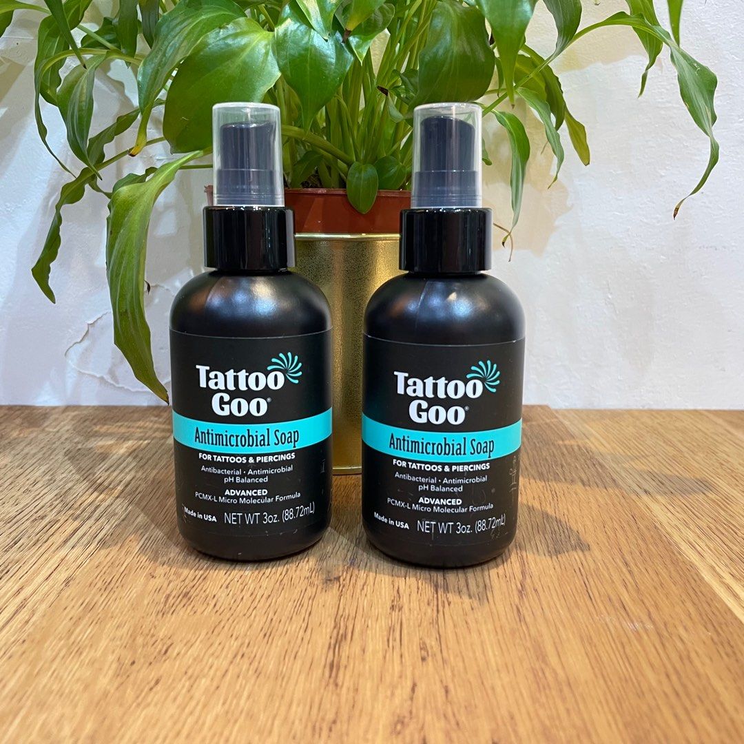Amazon.com: [2 Pack] Tattoo Cleaning Soap - Piercing & Tattoo Foam Soap -  Gentle, Moisturizing Vegan Unscented Soap - Tattoo Aftercare Soap &  Piercing Cleanser - Tattoo Care Products, Made in USA -