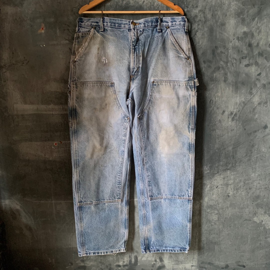 38 Carhartt Double Knee Jeans Original Dungaree Fit Men s