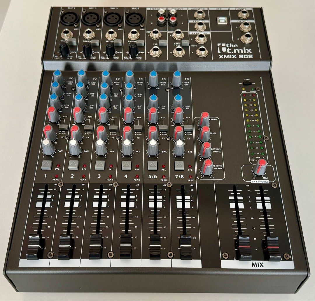 8Channel Audio Mixer thomann the t.mix xmix 802 USB, Hobbies & Toys