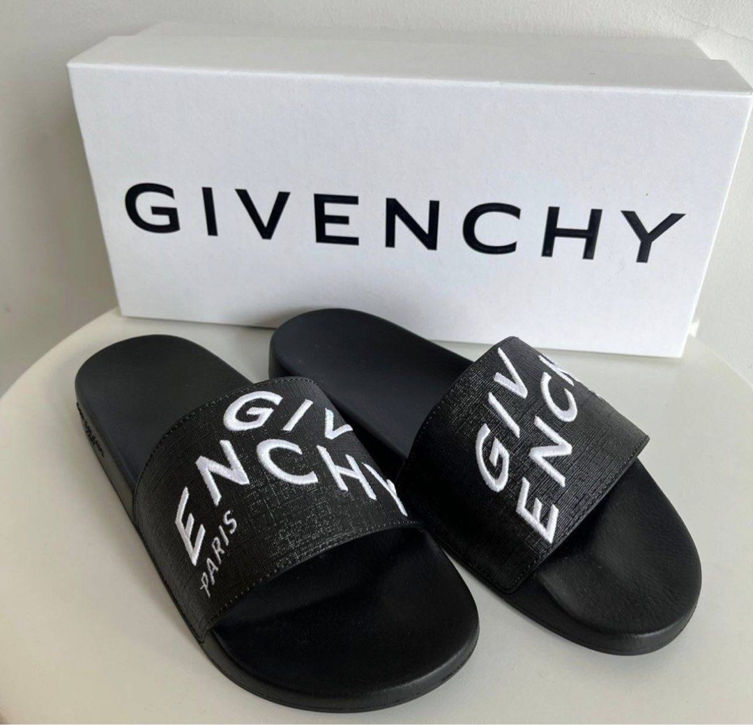 AUTHENTIC GIVENCHY SLIDES Men s Fashion Footwear Flipflops