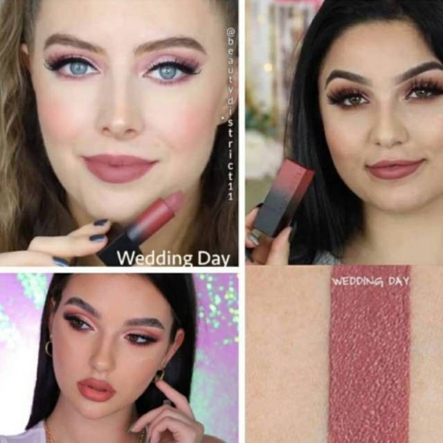 Authentic Huda Beauty Bullet Lipstick in code Wedding day