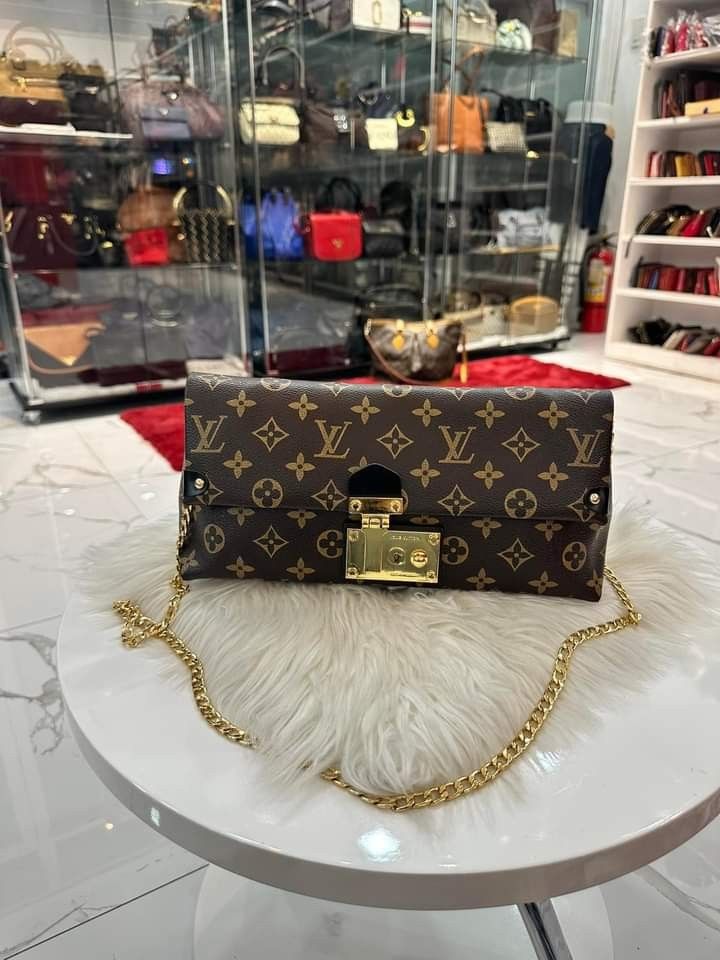 Lv pallas clutch sling, Luxury, Bags & Wallets on Carousell