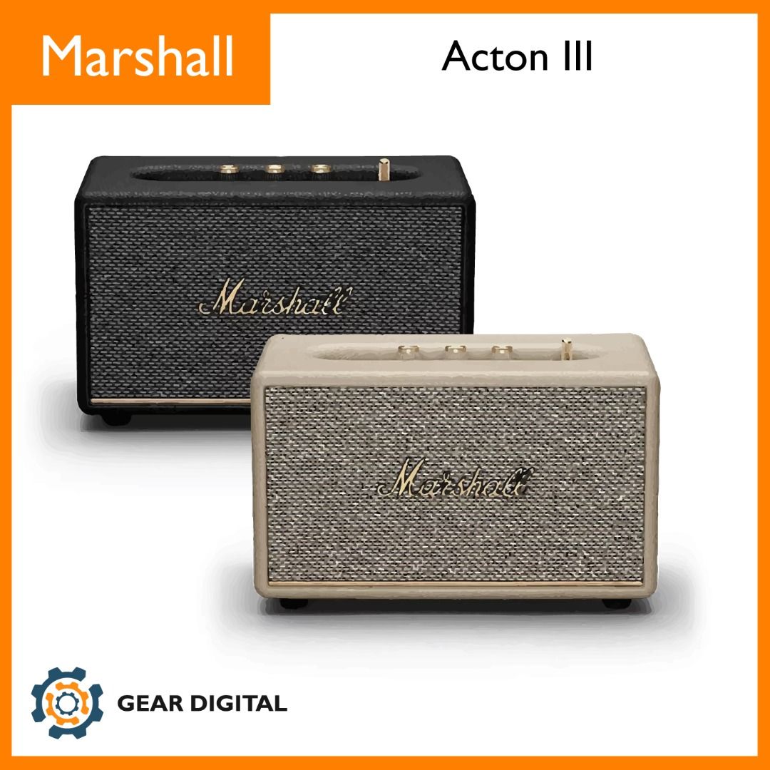 門市交收/順豐送遞] Marshall Acton III Bluetooth Speaker 家用藍牙