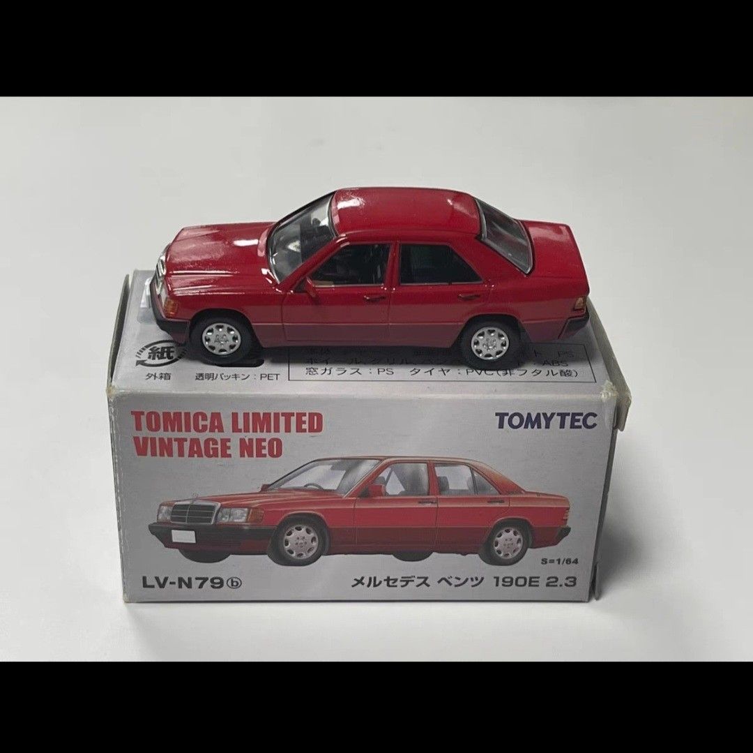 2台セット】1/64 LV-N79a/b LV-N79b メルセデス ベンツ 190E 2.3