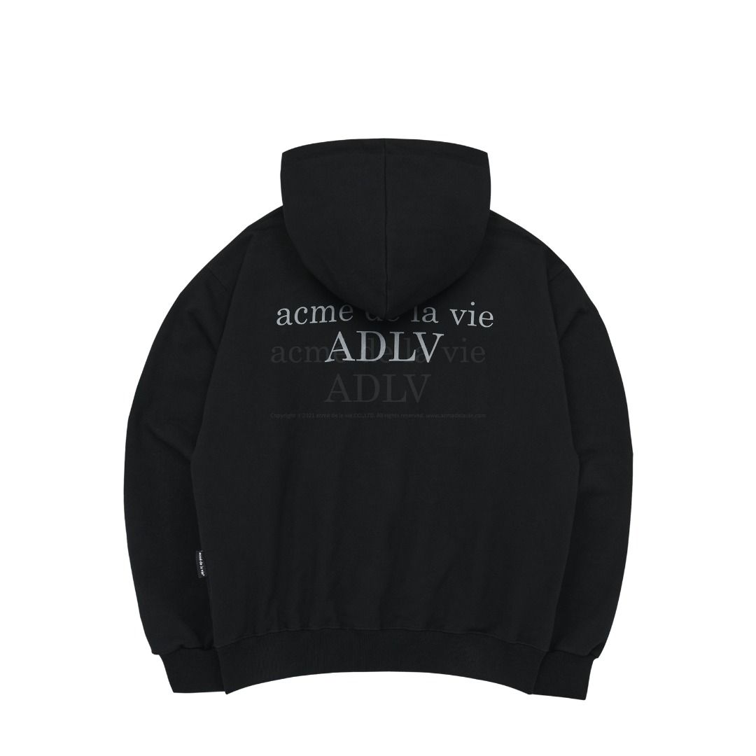 acme de la vie BLACK FUZZY RABBIT HOODIE BLACK Men s Fashion Tops Sets Hoodies on Carousell