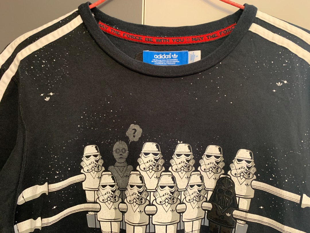 Adidas Originals x Star Wars Limited Edition Tee Soccer C 3PO Darth Vader Stormtrooper T shirt