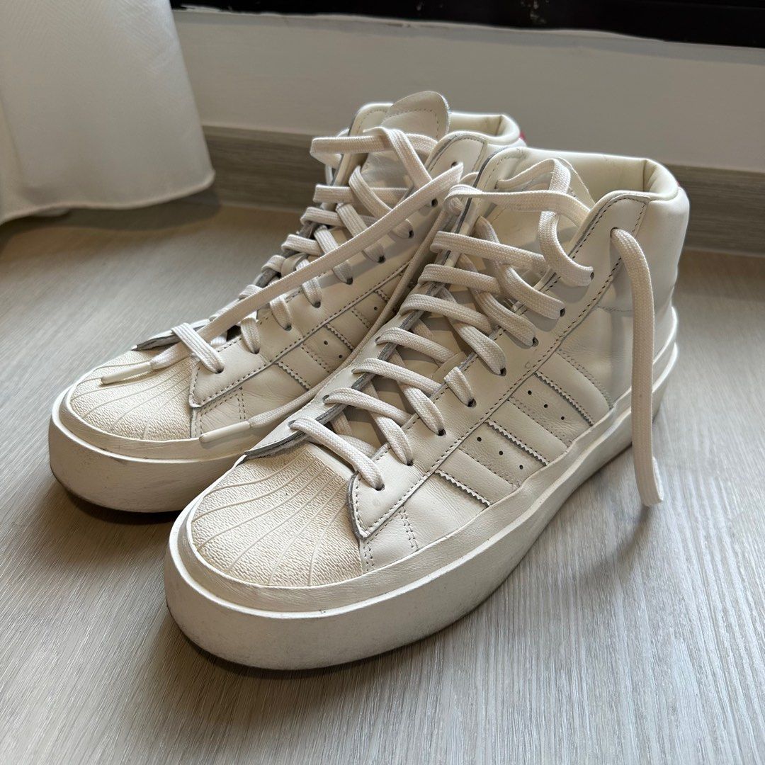Adidas Pro Model x 424 on Fairfax Chalk White US9.5