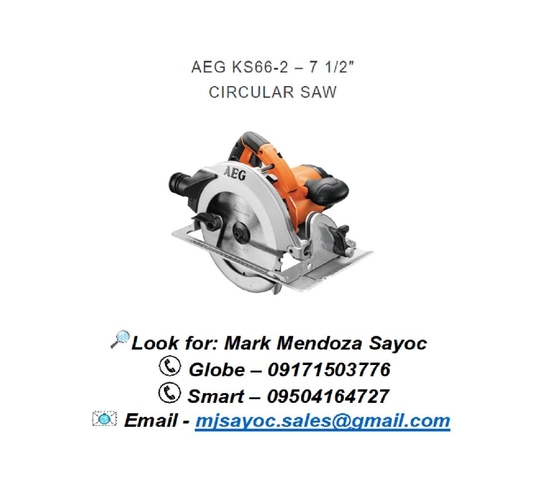 Aeg ks clearance 66 circular saw