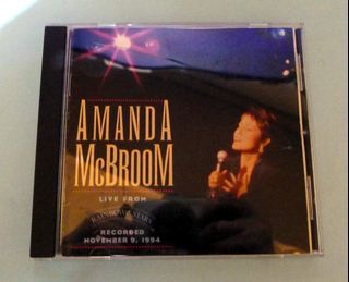 Amanda Mcbroom Live From Rainbow And Stars 早期加拿大版 爵士女聲 發燒天碟 NO IFPI