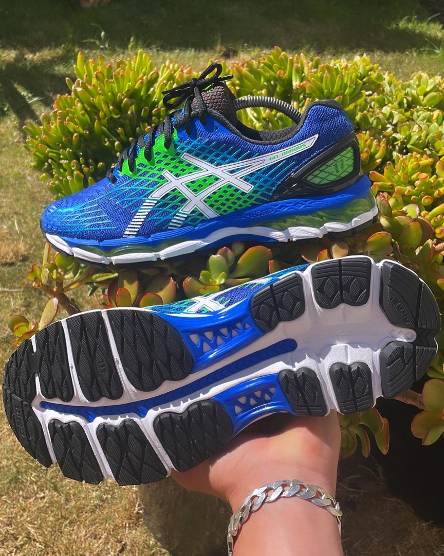 Asics nimbus 17 bleu sales