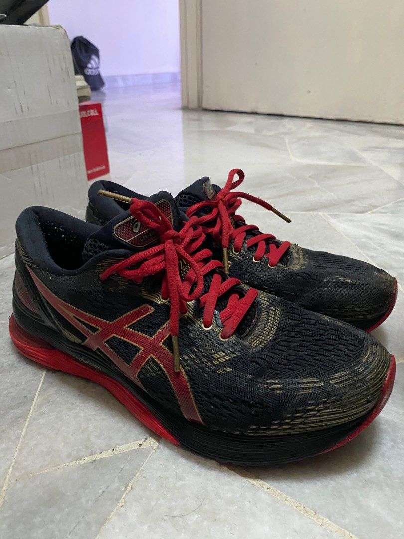Asics gel nimbus best sale 22 red black