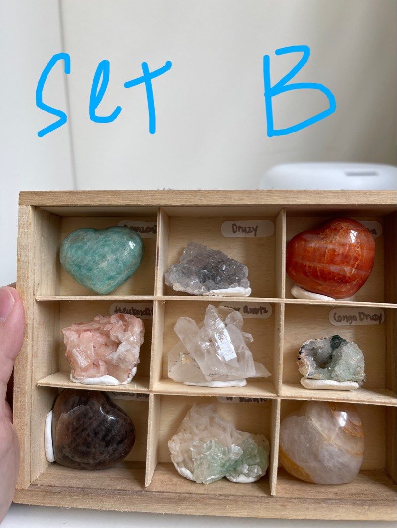 Assorted Crystals Set, Everything Else on Carousell