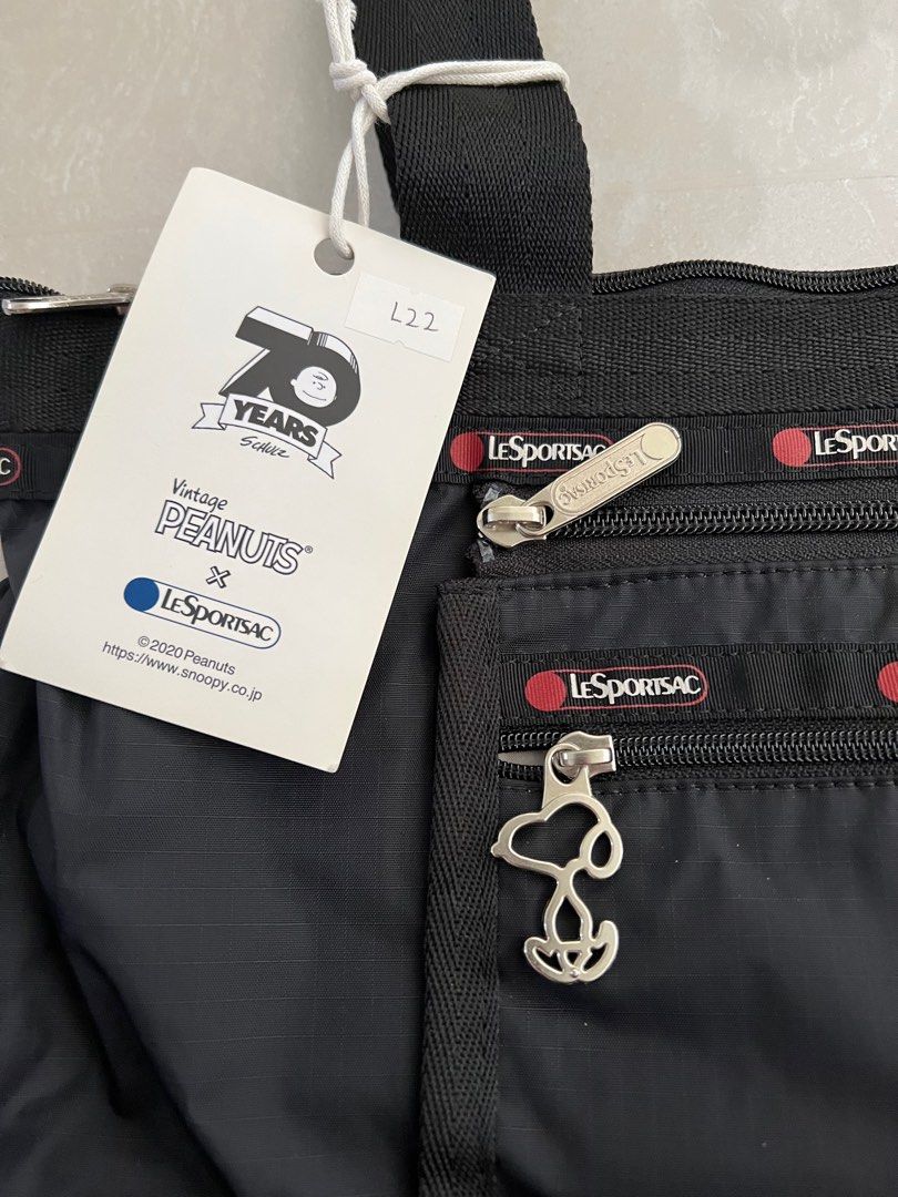 Authentic Japan Exclusive Limited Edition Lesportsac Snoopy Tote Bag