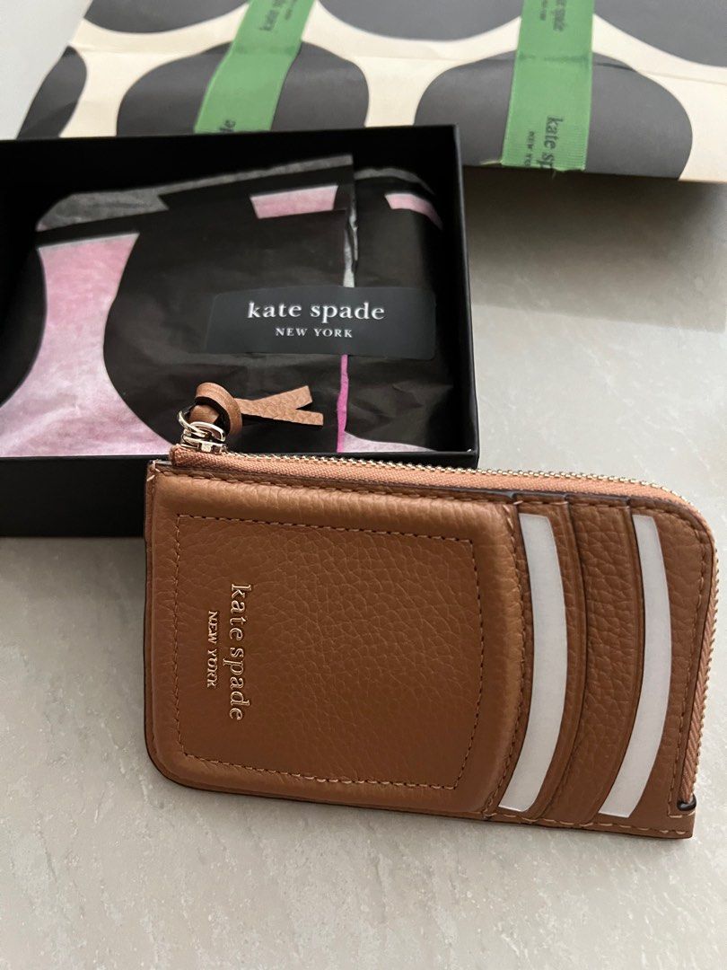 Margaux leather zip card holder online