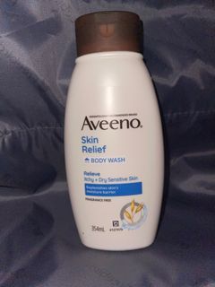 Aveeno Skin Relief Body Wash 354ml - Bodywash for Sensitive/Dry/Itchy Skin, Eczema,Atopic Dermatitis