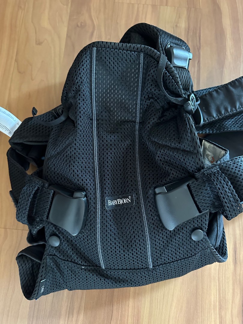 Baby Bjorn Carrier One Air in Black Mesh., Babies & Kids, Going Out