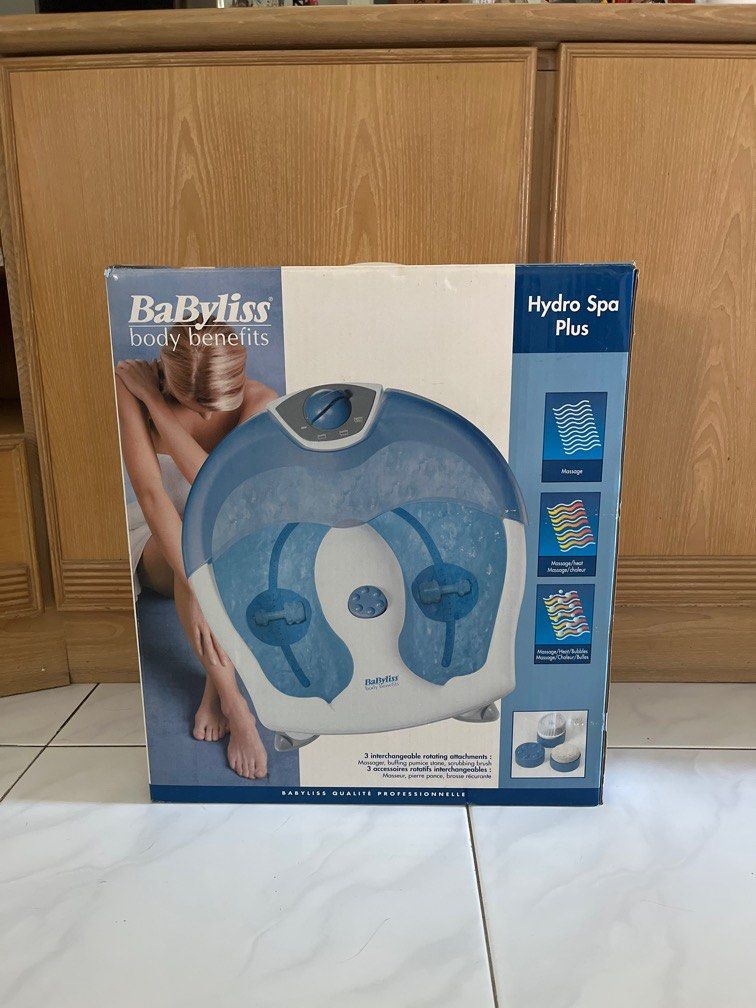 BaByliss Hydro Spa Plus Foot Soak, Health & Nutrition, Massage Devices