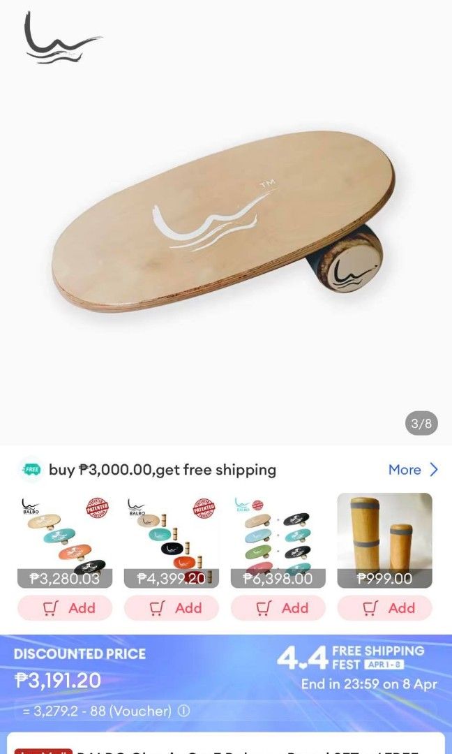 Balbo discount balance board