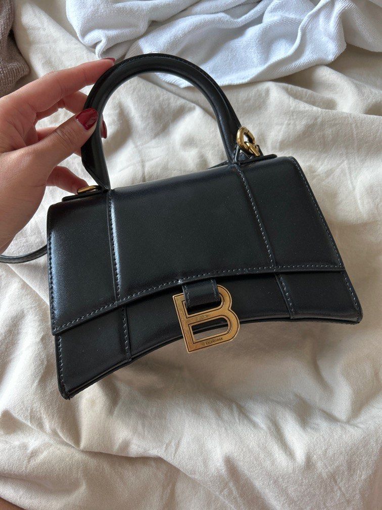 BALENCIAGA HOURGLASS XS in LIME, Luxury, Bags & Wallets on Carousell