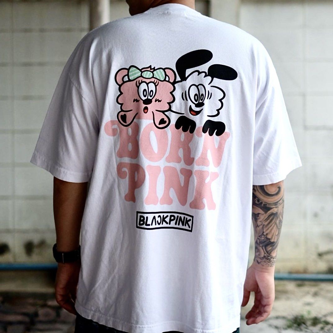 日本未発売タグあり]Black Pink × Verdy ポップアップtシャツ - トップス