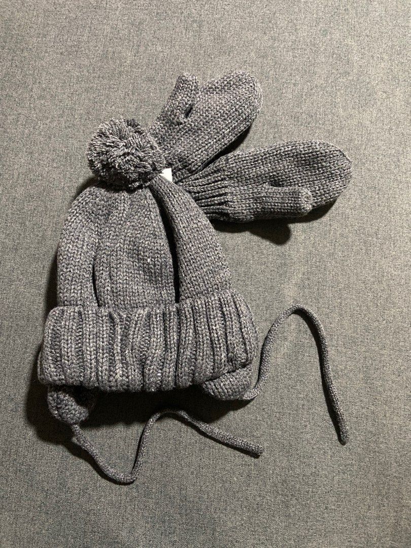 Baby winter 2024 hat and mittens