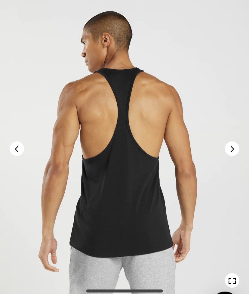 Gymshark React Stringer (Authentic), Men's Fashion, Activewear on Carousell