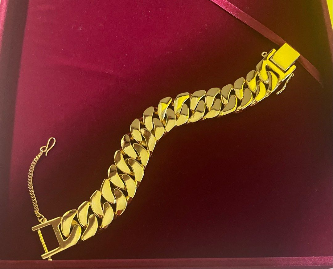 Gents bracelet outlet gold design