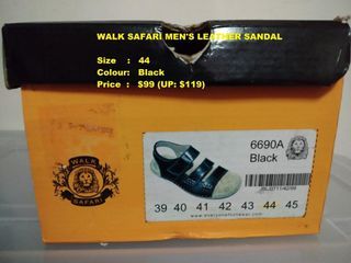 HERMES Izmir VINTAGE Sandals Ostrich 45Fr / 10UK /11US Shoes mens Authentic