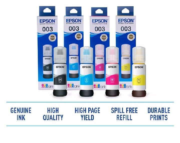 Brand New Epson Original Ink Bottle Set CMYK 65ml, Computers & Tech