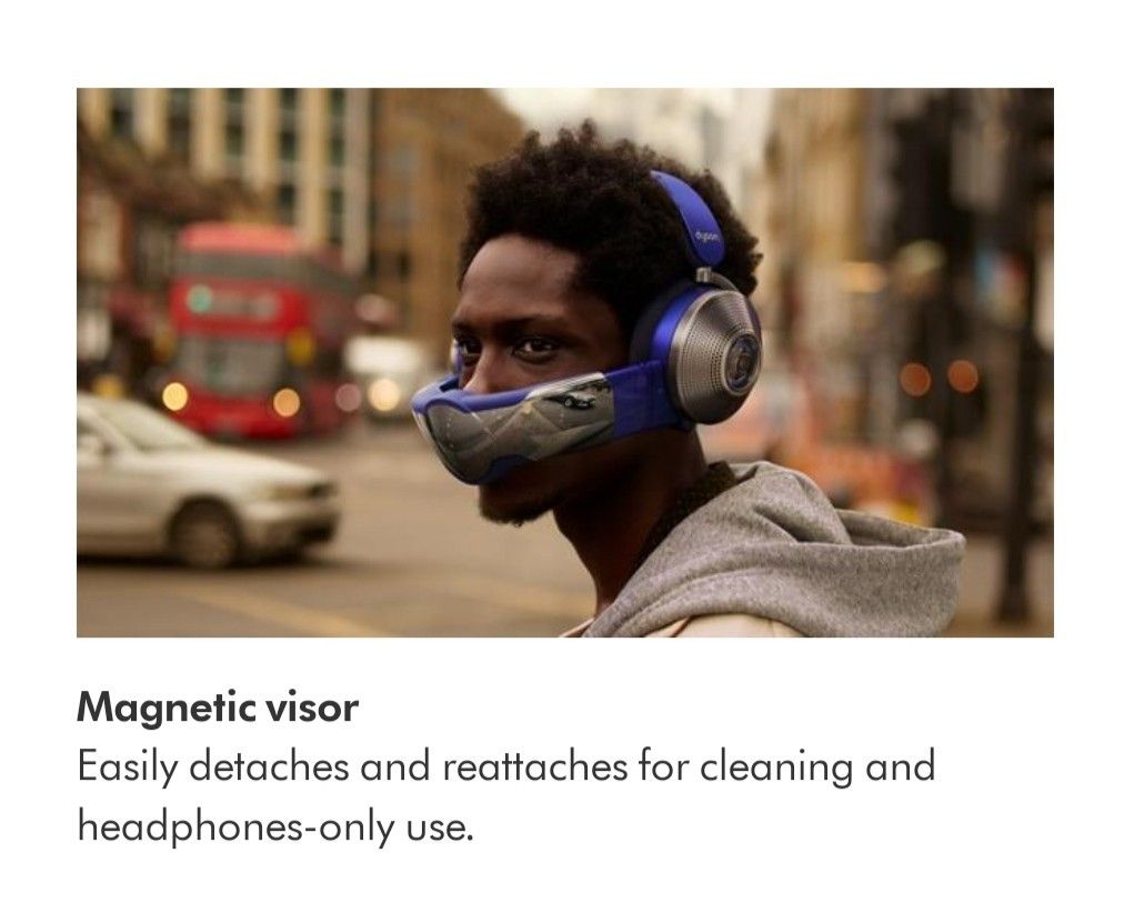 Dyson Zone headphones with air purification
