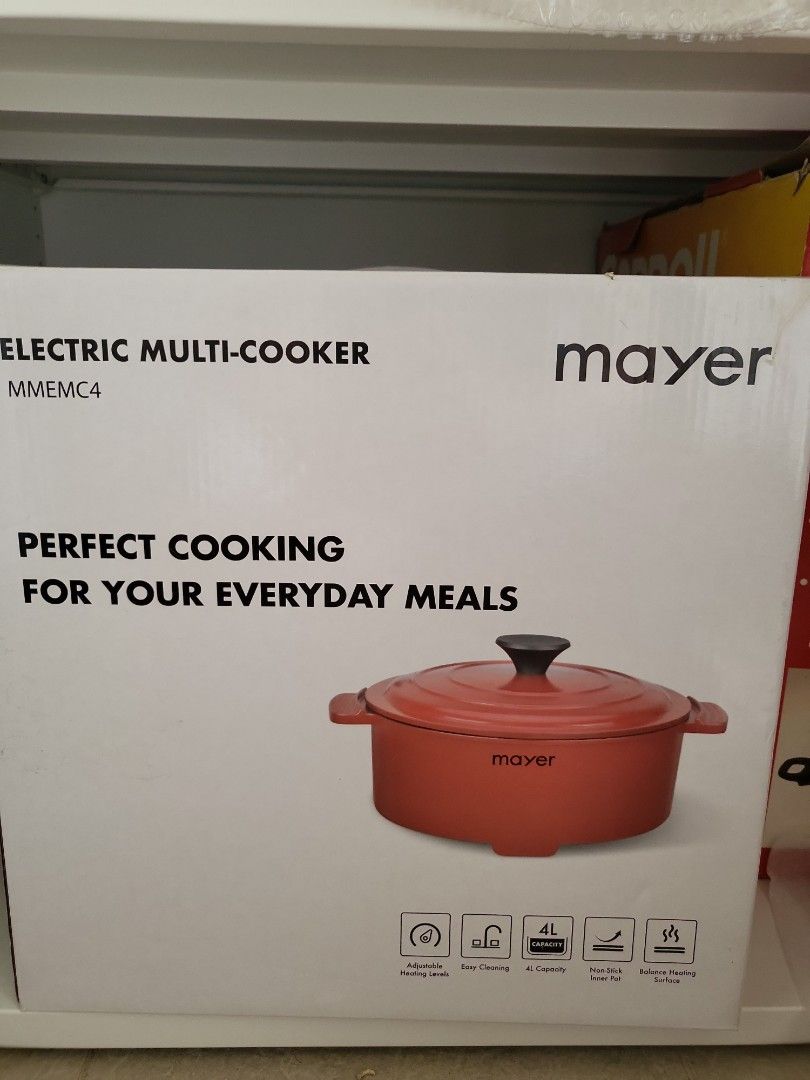 Mayer electric 2025 multi cooker 4l