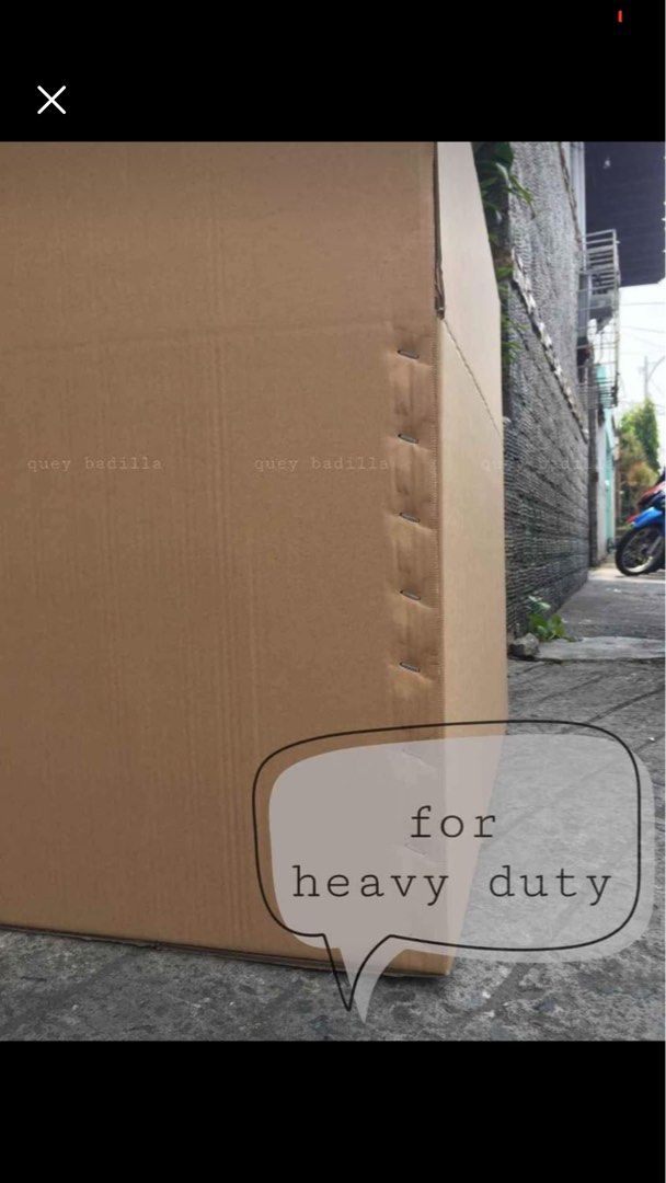 Brandnew Balikbayan&2ndhand Corrugated Boxes etc., (Category: Storage Boxes & Baskets) located in Quezon City. Submitted by gq.packagingsupplies.ph (Listing ID 1260110403, Image 2). Description: DM FOR INQUIRIES.