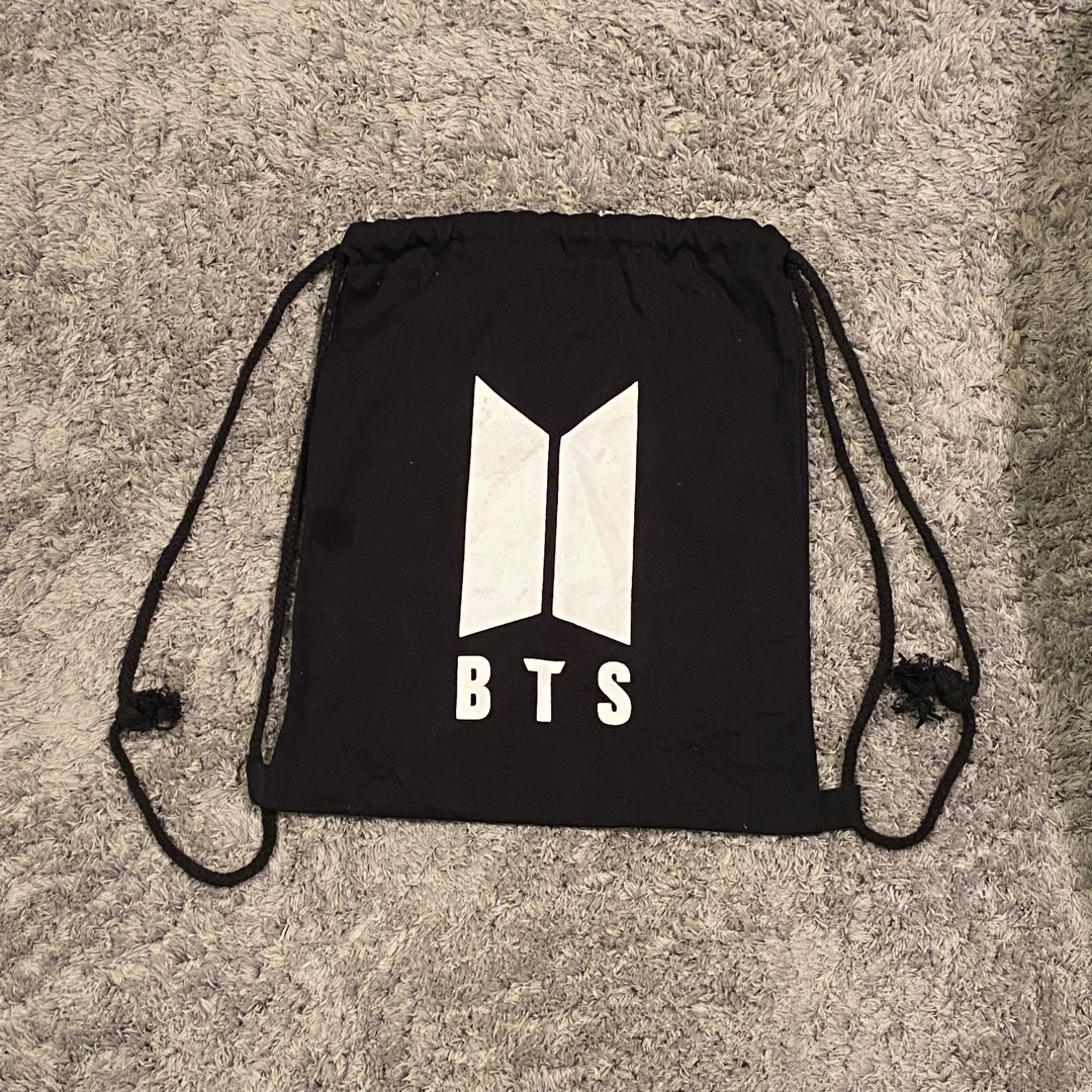 Bts online drawstring bag