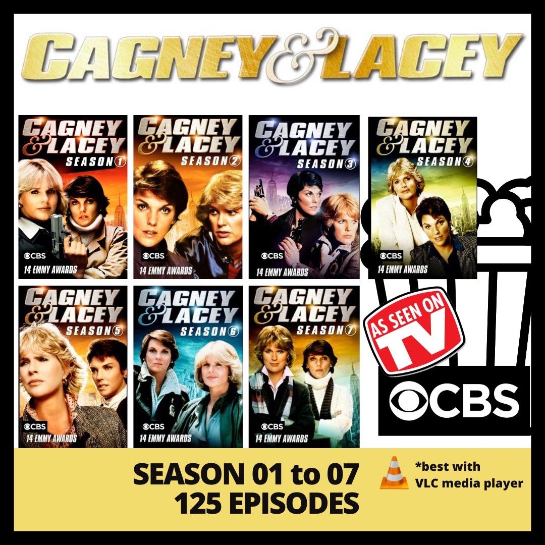 Cagney and Lacey 1982 Complete Series TV Show Drama Season 1 to