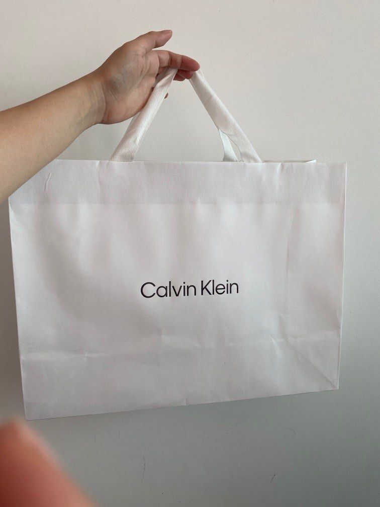 Calvin klein paper bag shop