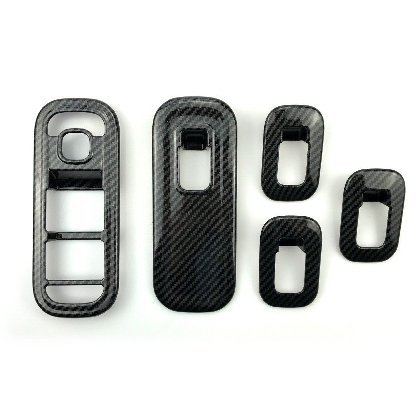 Carbon fibre inserts for window lift control panel, Car Accessories